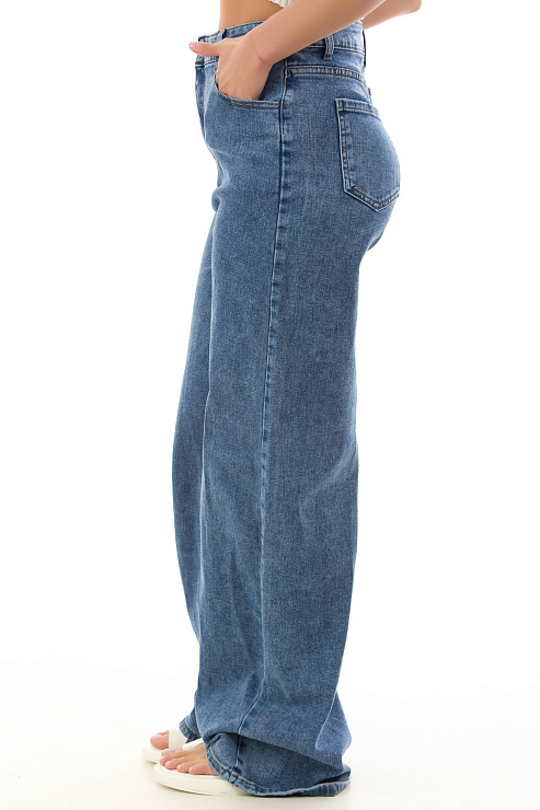 Fashion X-2240 ГОЛУБОЙ Джинсы женские FASHION цвет Голубой