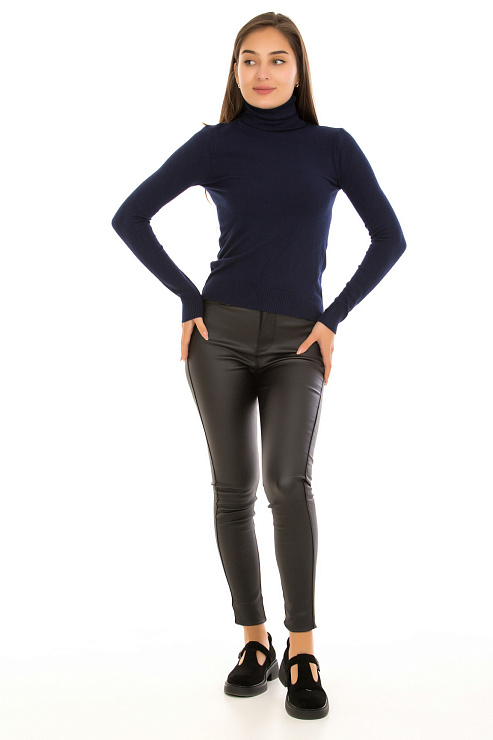 CHEERDUCK 3462 СИНИЙ Водолазка женская CHEERDUCK цвет Синий