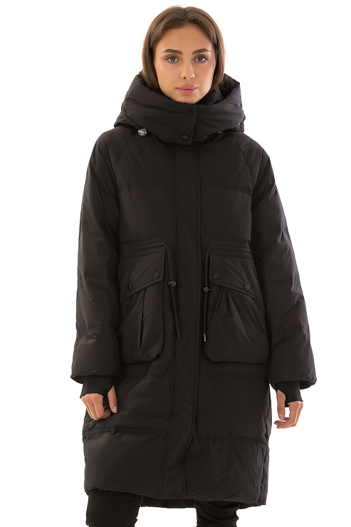 CHEERDUCK/2030 6801 ЧЕРНЫЙ Пуховик женский CHEERDUCK цвет Черный