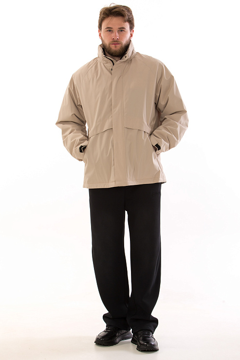 CHEERDUCK/4070 26025 БЕЖЕВЫЙ Куртка мужская CHEERDUCK цвет Бежевый