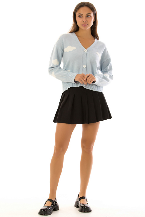 CHEERDUCK/HB 2397 ГОЛУБОЙ Кардиган женский CHEERDUCK цвет Голубой