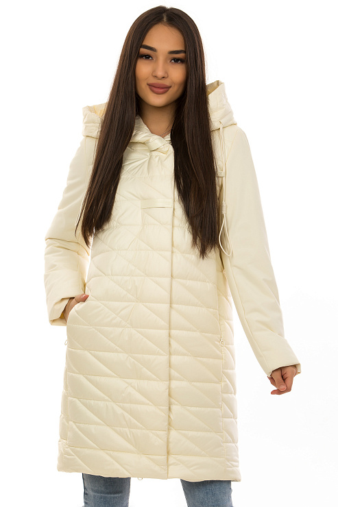 TOWMY 6673 МОЛОЧН. Плащ женский TOWMY цвет Молочный