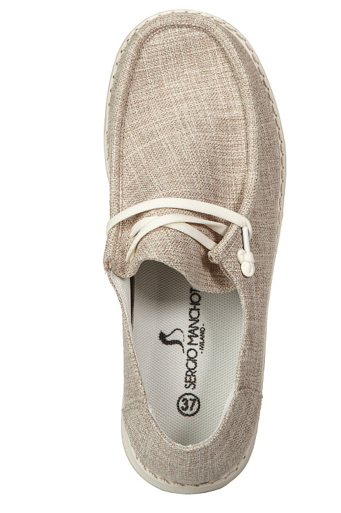 Мокасины SERGIO MANCHOT цвет Бежевый