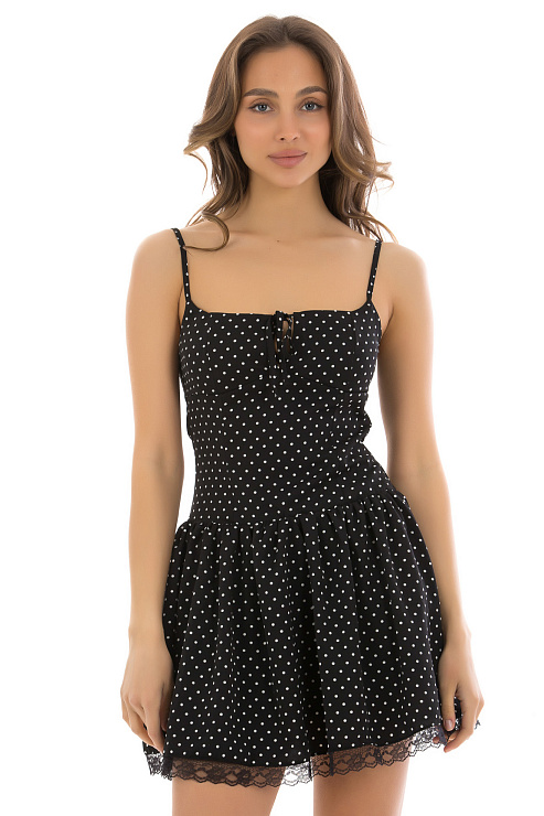 CHEERDUCK/2C19 1573 ЧЕРНЫЙ Сарафан  CHEERDUCK цвет Черный