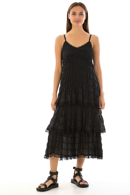 CHEERDUCK/C251 806-3 ЧЕРНЫЙ Сарафан  CHEERDUCK цвет Черный