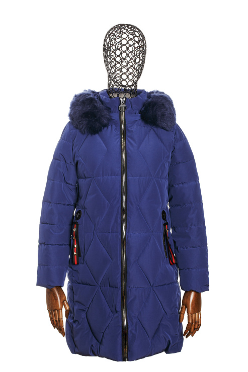 Cheer&Duck/Inter 8028 син. Пуховик женский CHEERDUCK цвет Синий