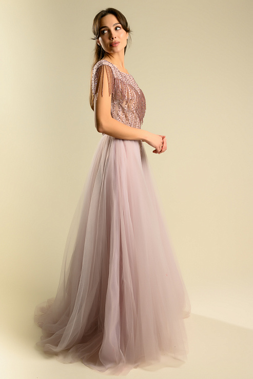 BELLABOA 1010 РОЗОВЫЙ Вечернее платье BELLABOA цвет Розовый