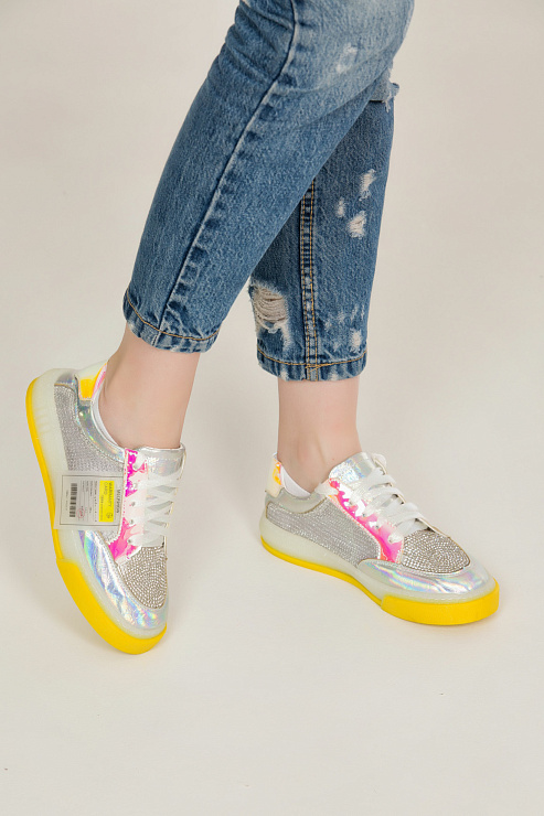 Кеды SERGIO MANCHOT цвет Серебристый