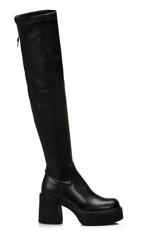 Ботфорты на каблуке SERGIO MANCHOT цвет Черный