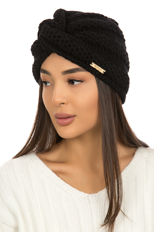 BALDININI L2B002MSCA0000 BLACK Шапка женская BALDININI цвет Черный