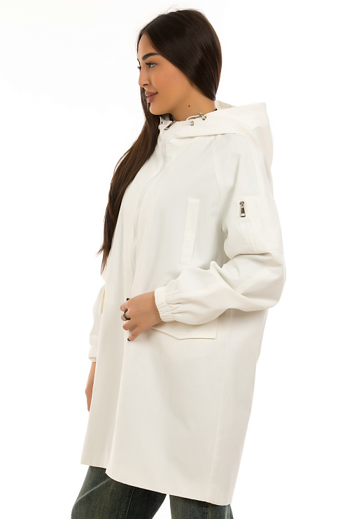 CHEERDUCK/2C19 K676 БЕЛЫЙ Ветровка женская CHEERDUCK цвет Белый