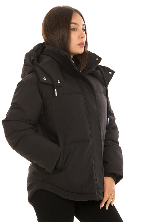 CHEERDUCK/2030 8309 ЧЕРНЫЙ Пуховик женский CHEERDUCK цвет Черный