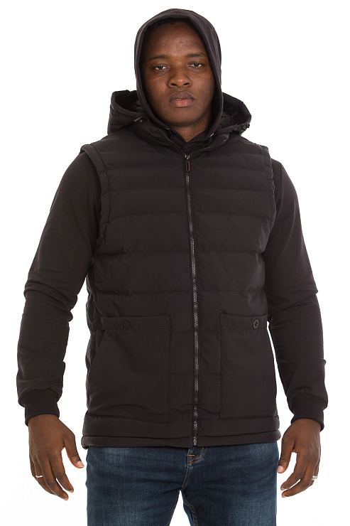 CHEERDUCK/GuaZ 8003 ЧЕРНЫЙ Жилет мужской CHEERDUCK цвет Черный