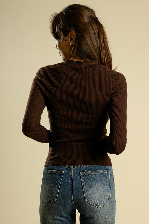 BELLABOA 111-123 КОРИЧНЕВЫЙ Кофта женская BELLABOA цвет Коричневый