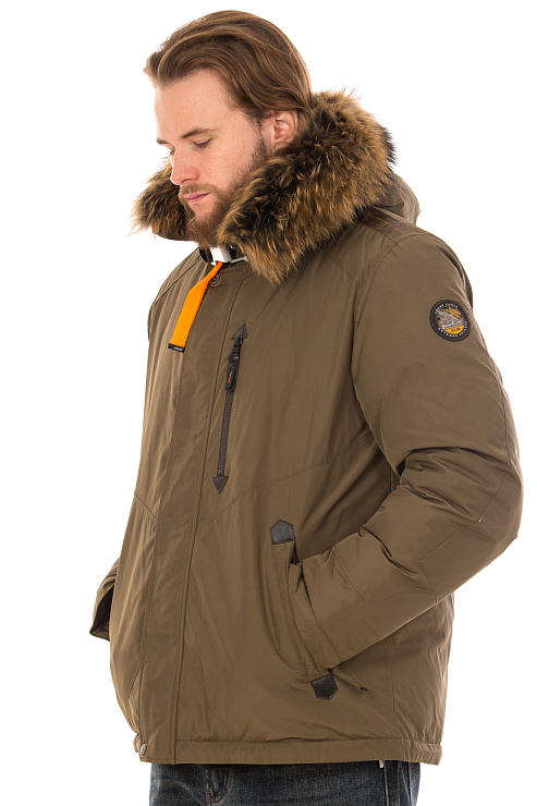 SHarK Force 6251263 КОРИЧНЕВЫЙ Пуховик мужской SHARK FORCE цвет Коричневый