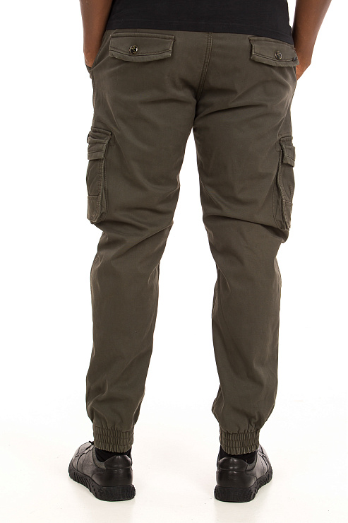 CHEER&DUCK/4066 1865 ХАКИ Брюки мужские спортивные CHEERDUCK цвет Хаки