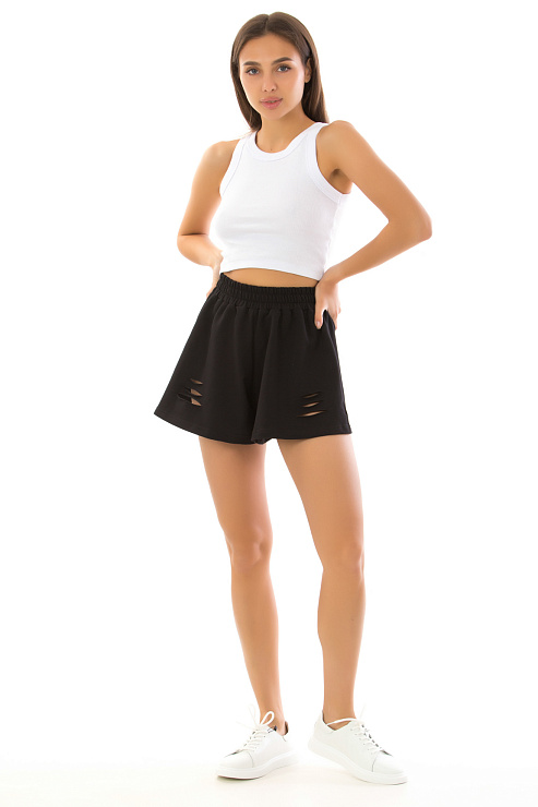 CHEERDUCK/WB 9999 ЧЕРНЫЙ Шорты женские CHEERDUCK цвет Черный