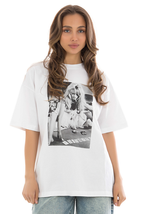 CHEERDUCK/2C19 1829 БЕЛЫЙ Футболка женская CHEERDUCK цвет Белый