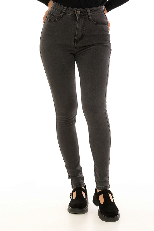 CHEERDUCK 8246 ЧЕРНЫЙ Джинсы женские CHEERDUCK цвет Черный