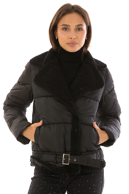 CHEERDUCK/2C22 801-11 ЧЕРНЫЙ Куртка женская CHEERDUCK цвет Черный