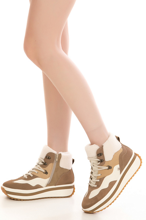 Кроссовки RIEKER REV цвет Бежевый
