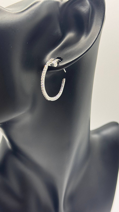 Серьги BELLABOA цвет Серебристый