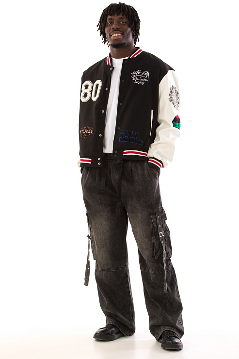 CHEERDUCK/GuaZ 99010 ЧЕРНЫЙ Бомбер мужской CHEERDUCK цвет Черный