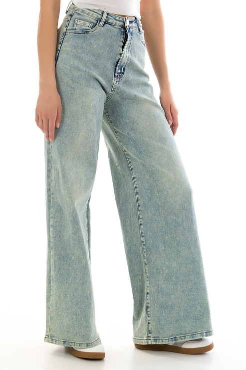 Fashion X-7182 ГОЛУБОЙ Джинсы женские FASHION цвет Голубой