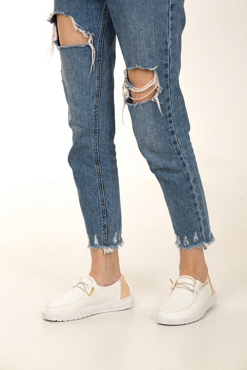 Мокасины HEYDUDE цвет Белый