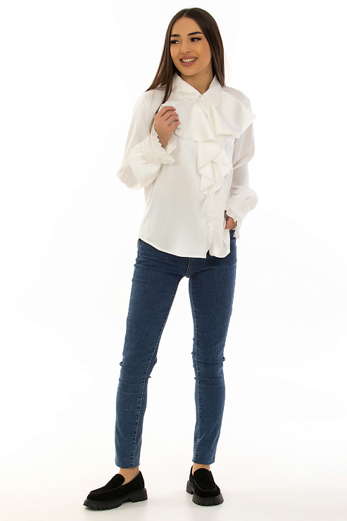 CHEERDUCK/2C19 980 БЕЛЫЙ Блуза женская CHEERDUCK цвет Белый