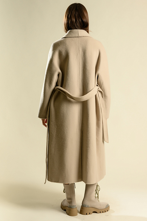 BELLABOA 200-90 БЕЖЕВЫЙ Пальто женское BELLABOA цвет Бежевый