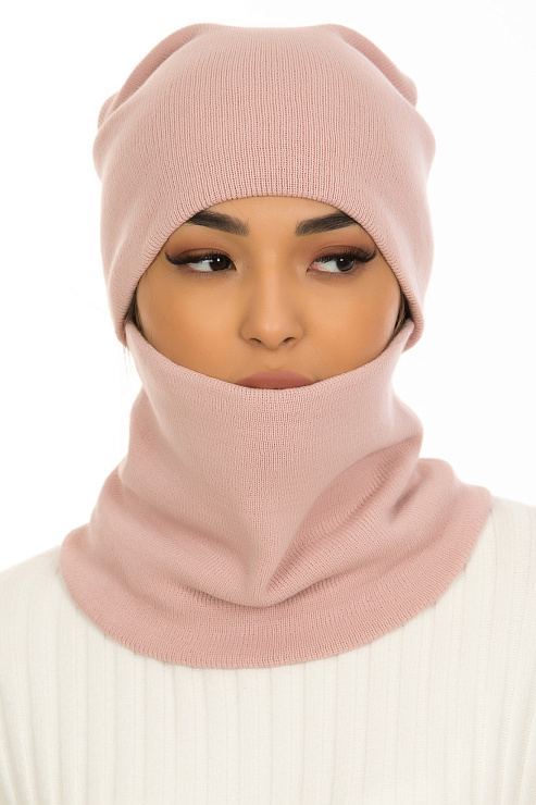 Шапка+снуд CHEERDUCK цвет Розовый