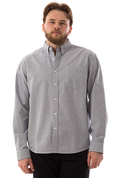 CHEERDUCK/4070 8115 СЕРЫЙ Рубашка мужская CHEERDUCK цвет Серый