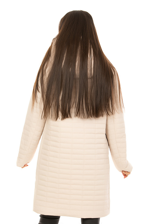 TOWMY 6218 БЕЖЕВЫЙ Плащ женский TOWMY цвет Молочный