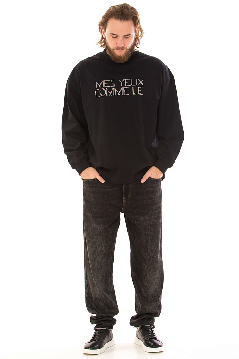 CHEERDUCK/4070 11025 ЧЕРНЫЙ Джинсы мужские CHEERDUCK цвет Черный