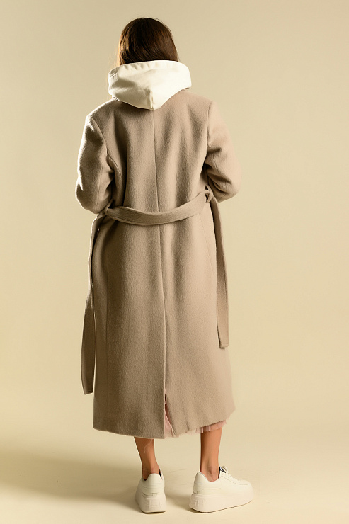 BELLABOA 111-30 СЕРЫЙ Пальто женское BELLABOA цвет Серый