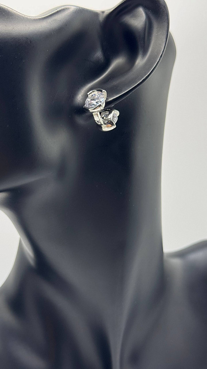 Серьги BELLABOA цвет Серебристый