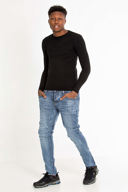 CHEER&DUCK/Yi deng lu 1938 ЧЕРНЫЙ Джемпер CHEERDUCK цвет Черный