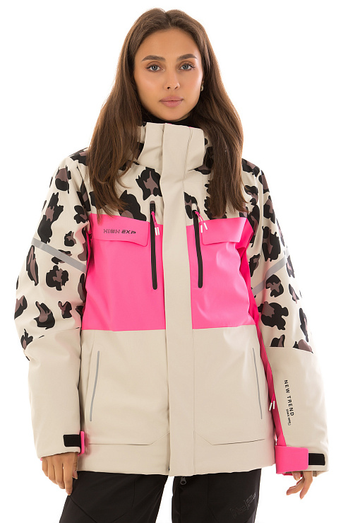 HIGH EXPERIENCE 64071 РОЗОВЫЙ Куртка горнолыжная женская HIGH EXPERIENCE цвет Розовый
