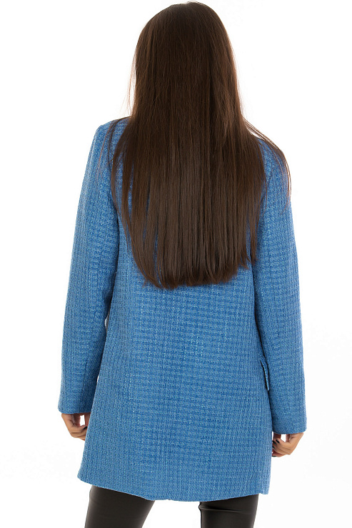 CHEERDUCK 3283 ГОЛУБОЙ Пиджак женский CHEERDUCK цвет Голубой