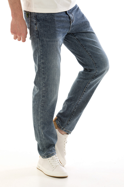 CHEERDUCK/4070 60464 СИНИЙ Джинсы мужские CHEERDUCK цвет Синий