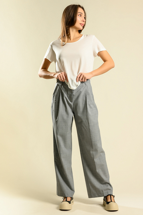 BELLABOA 200-89 СЕРЫЙ Брюки женские классические BELLABOA цвет Серый