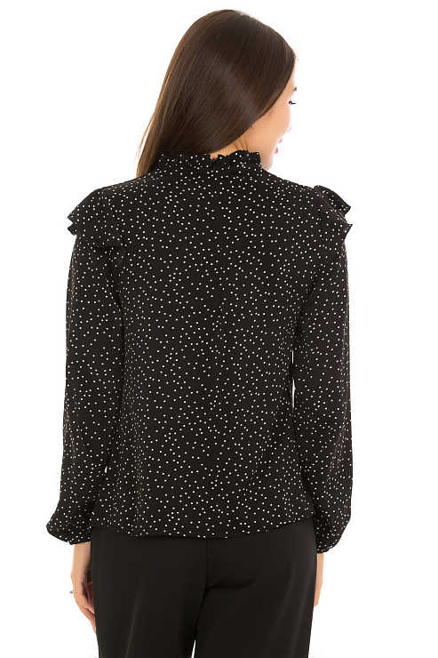 CHEER&DUCK/MUHR 0030 ЧЕРНЫЙ Блуза женская CHEERDUCK цвет Черный