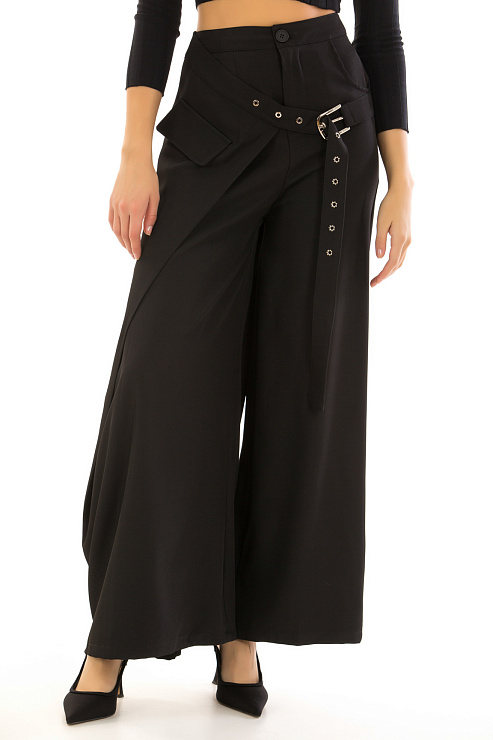 CHEERDUCK/NEW 0224 ЧЕРНЫЙ Брюки женские классические CHEERDUCK цвет Черный