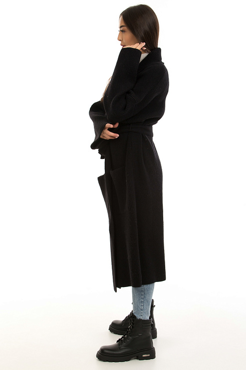 CHEER&DUCK/2C122 8082 ЧЕРН. Кардиган женский CHEERDUCK цвет Черный