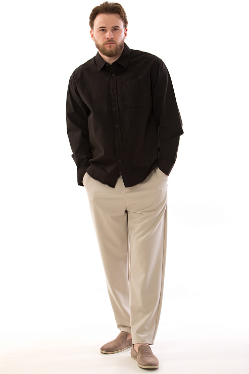 CHEERDUCK/4070 8101 ЧЕРНЫЙ Рубашка мужская CHEERDUCK цвет Черный