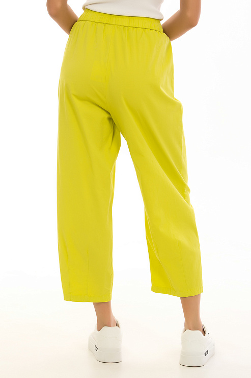 CHEERDUCK/2025 Б2821 ЖЕЛТЫЙ Брюки женские CHEERDUCK цвет Желтый