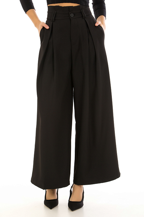 CHEERDUCK/NEW 0154 ЧЕРНЫЙ Брюки женские классические CHEERDUCK цвет Черный