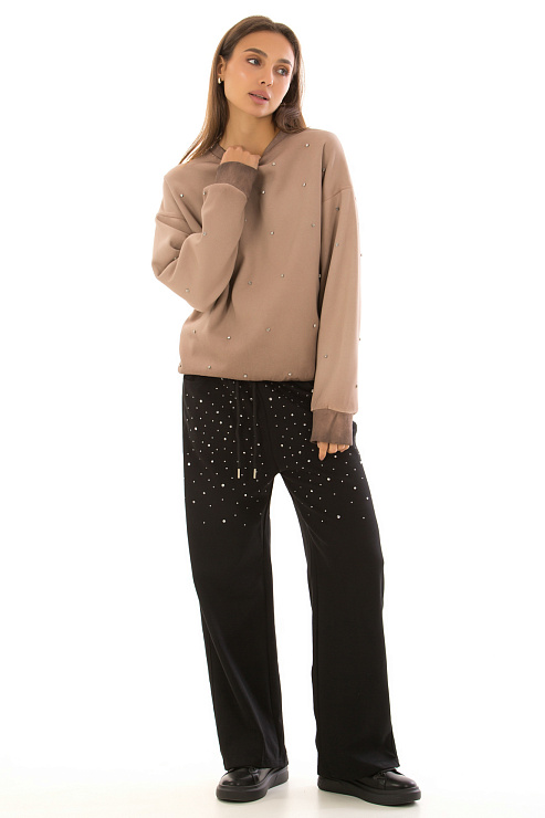 CHEERDUCK/MK 2006 БЕЖЕВЫЙ Свитшот женский CHEERDUCK цвет Бежевый