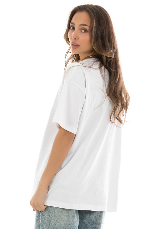 CHEERDUCK/2C19 1829 БЕЛЫЙ Футболка женская CHEERDUCK цвет Белый